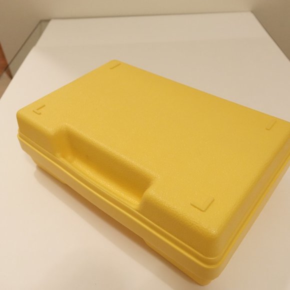 1980s Yellow Lego Carrying Case Box Interlego AG 11" x 8" - Picture 2 of 6